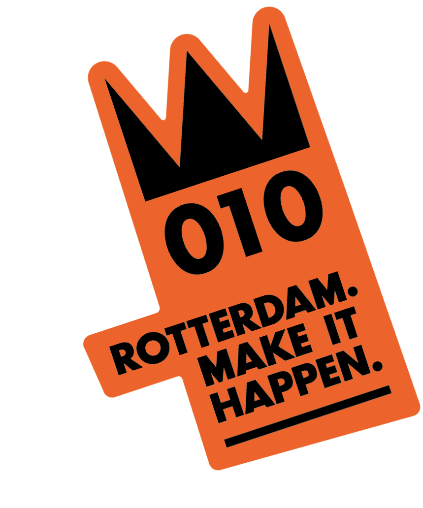 Logo 10 jaar koningsdag - Rotterdam Make it happen